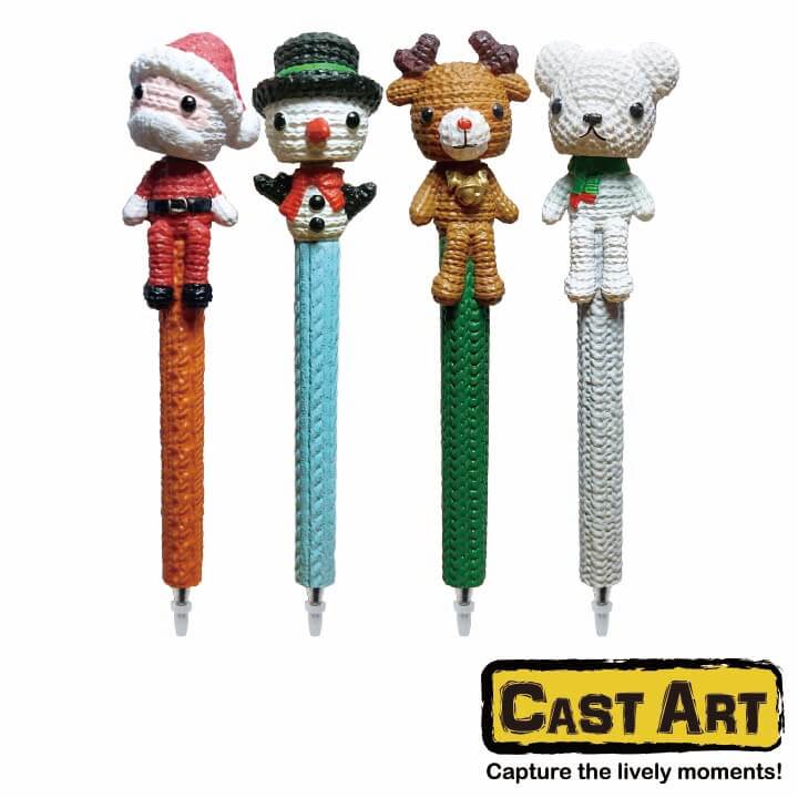 Cast Art Nodding Knitting Pen Christmas Series F8O005-0GGP