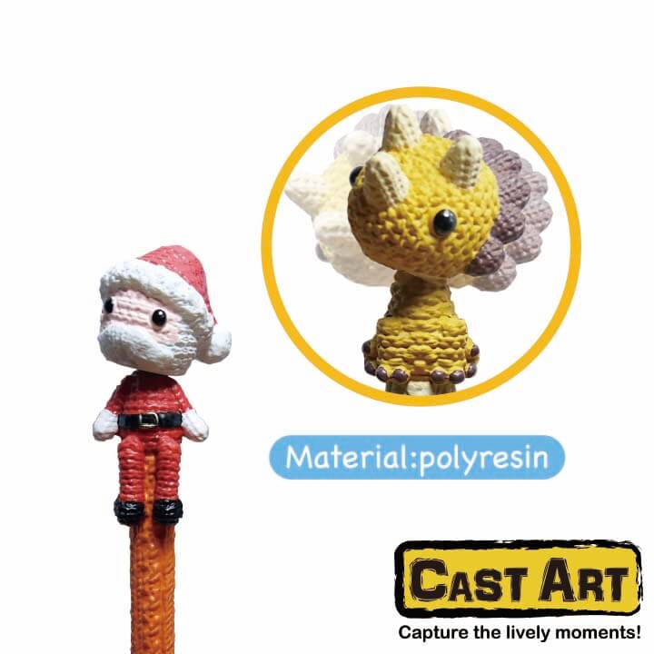 Cast Art Nodding Knitting Pen Christmas Series F8O005-0GGP