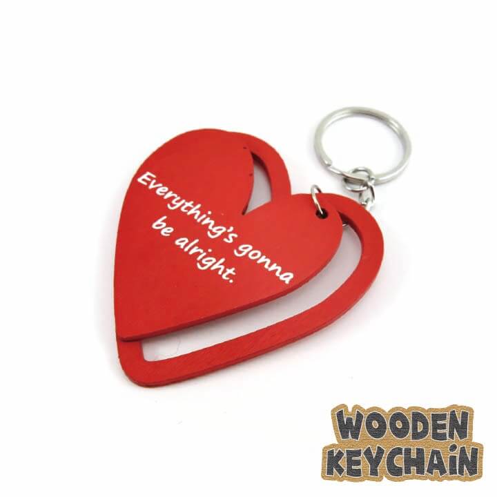 Wooden Keychain Blessing Series FY4-F076-A