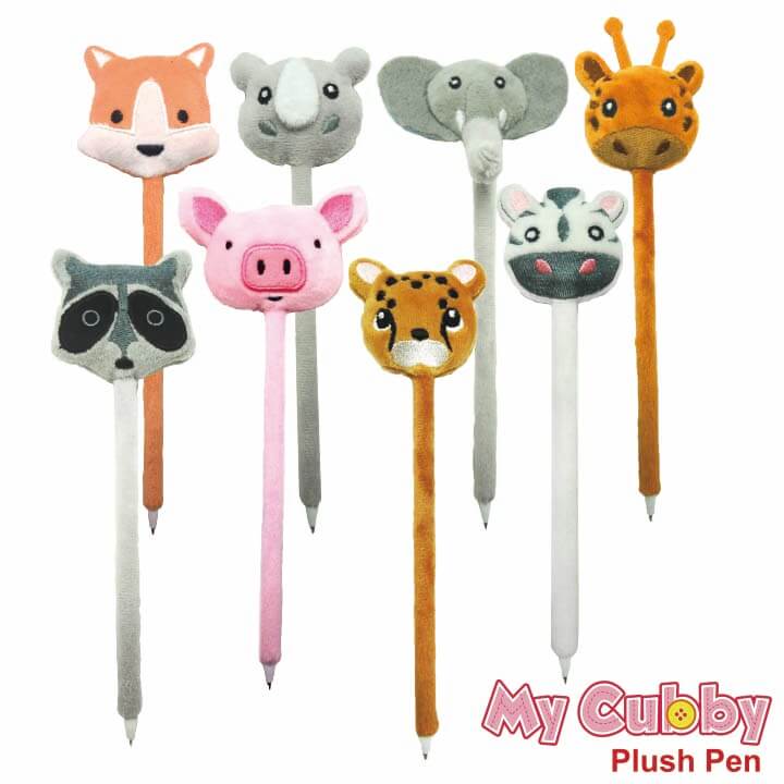 My Cubby Plush Pen Animal Series Y2-F1008-A