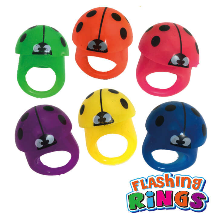 Flashing Ring Ladybug Series Y5-F769
