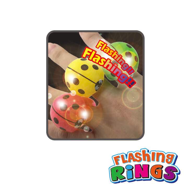 Flashing Ring Ladybug Series Y5-F769