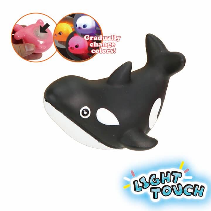Light Touch Flash Bath Toy Killer Whale A Y5-F994-B