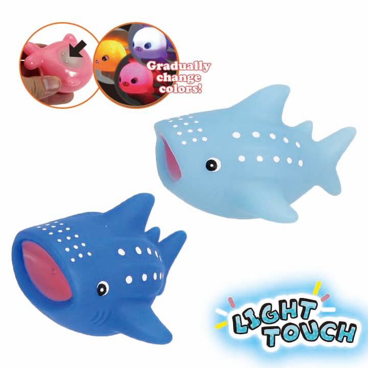 Light Touch Flash Bath Toy Whale Shark Y5-F994-F
