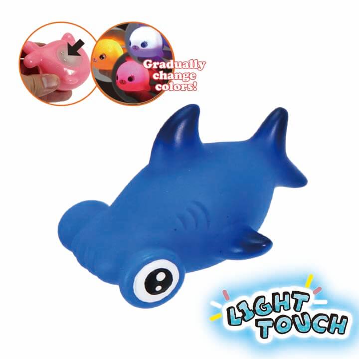 Light Touch Flash Bath Toy Hammerhead Shark Y5-F994-G