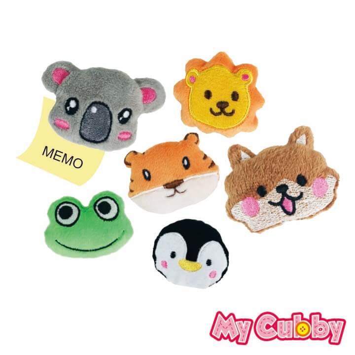 My Cubby Plush Memo Holder Animal Series Y8-F1015-A