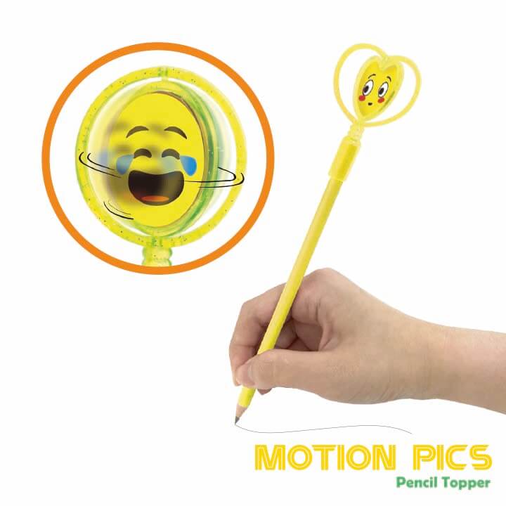 Motion Pics Pencil Topper Emoji Series Y3-F789