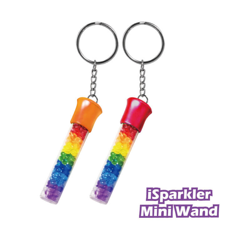 iSparkler Mini Wand Keychain Rainbow Granule Series Y4-F1000