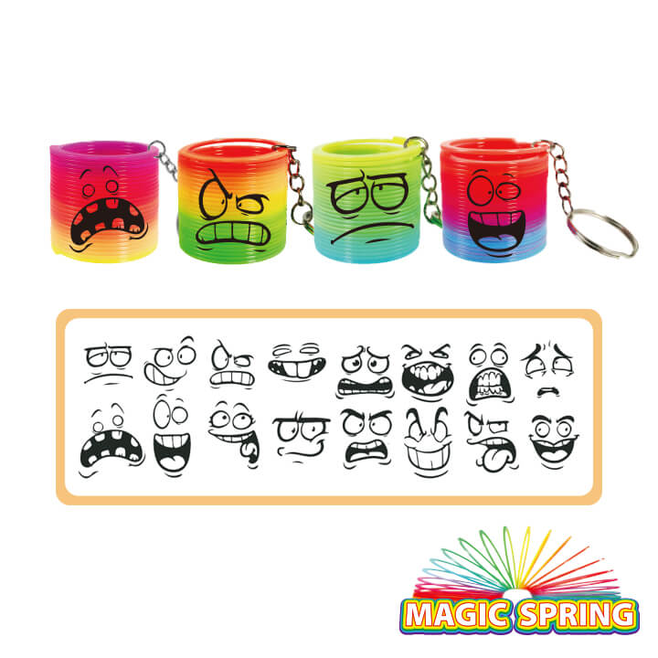 Magic Spring Keychain Emoji Series Y4-F998-A