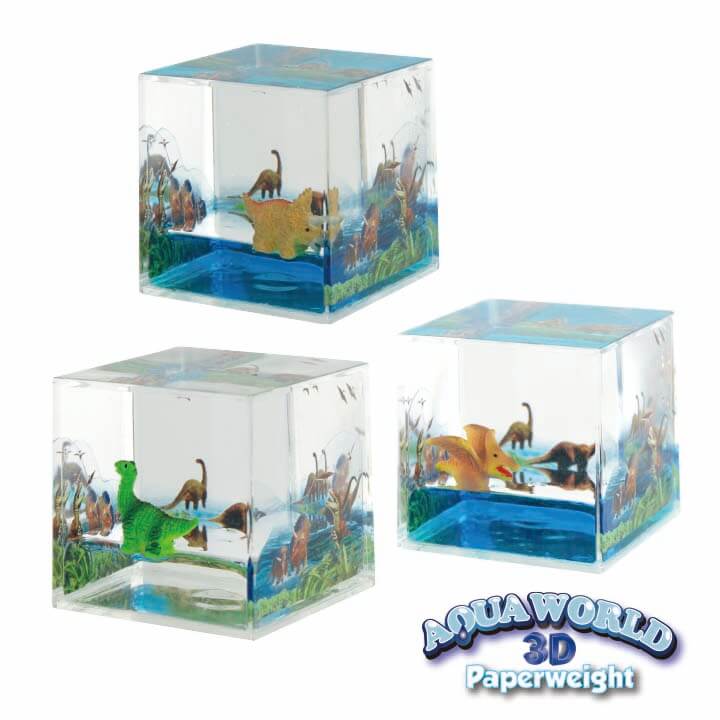 Aqua World 3D Paperweight Dinosaur series Y8-F702-B