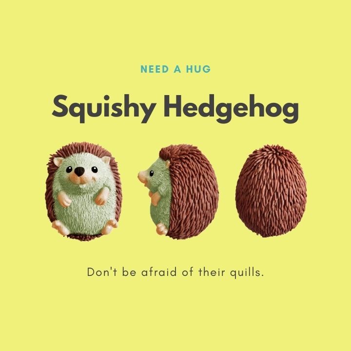 iSqueezer Squishy Ball Hedgehog Series