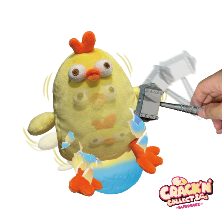 Cracking Egg-Little Chicken Plush FY5-F199-B