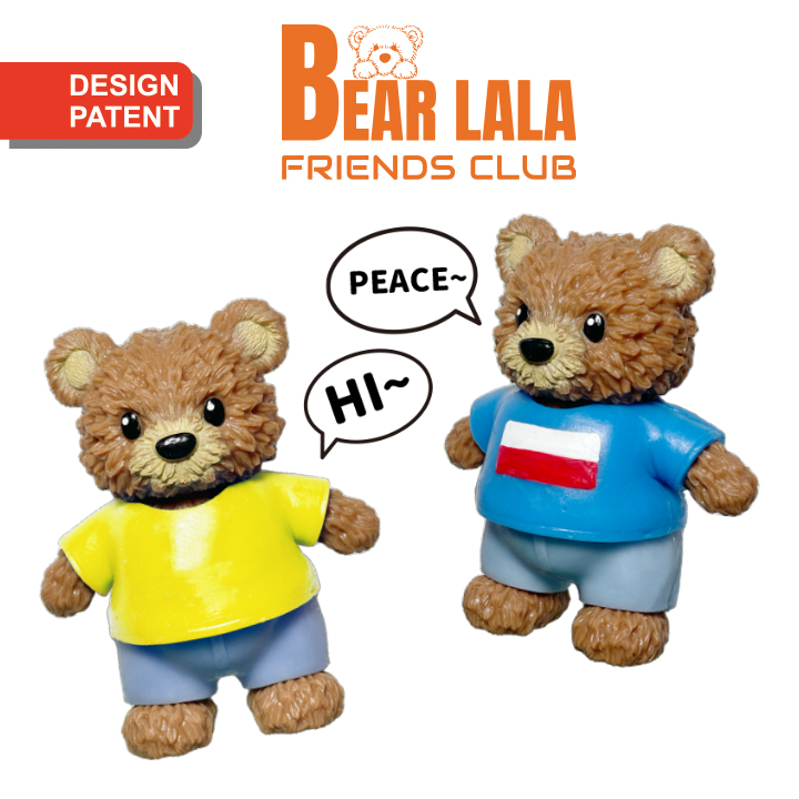 Bear Lala Friends Club Big Bear T-Shirt Series FY5-F207-A