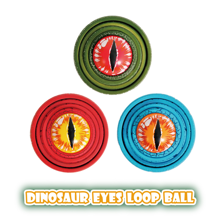 Dinosaur Eyes Loop Ball F5149-1RDID