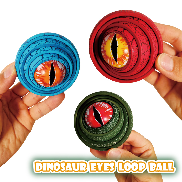 Dinosaur Eyes Loop Ball F5149-1RDID