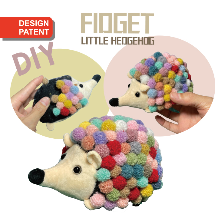 Fidget Little Hedgehog DIY Plush F5155-1YHED