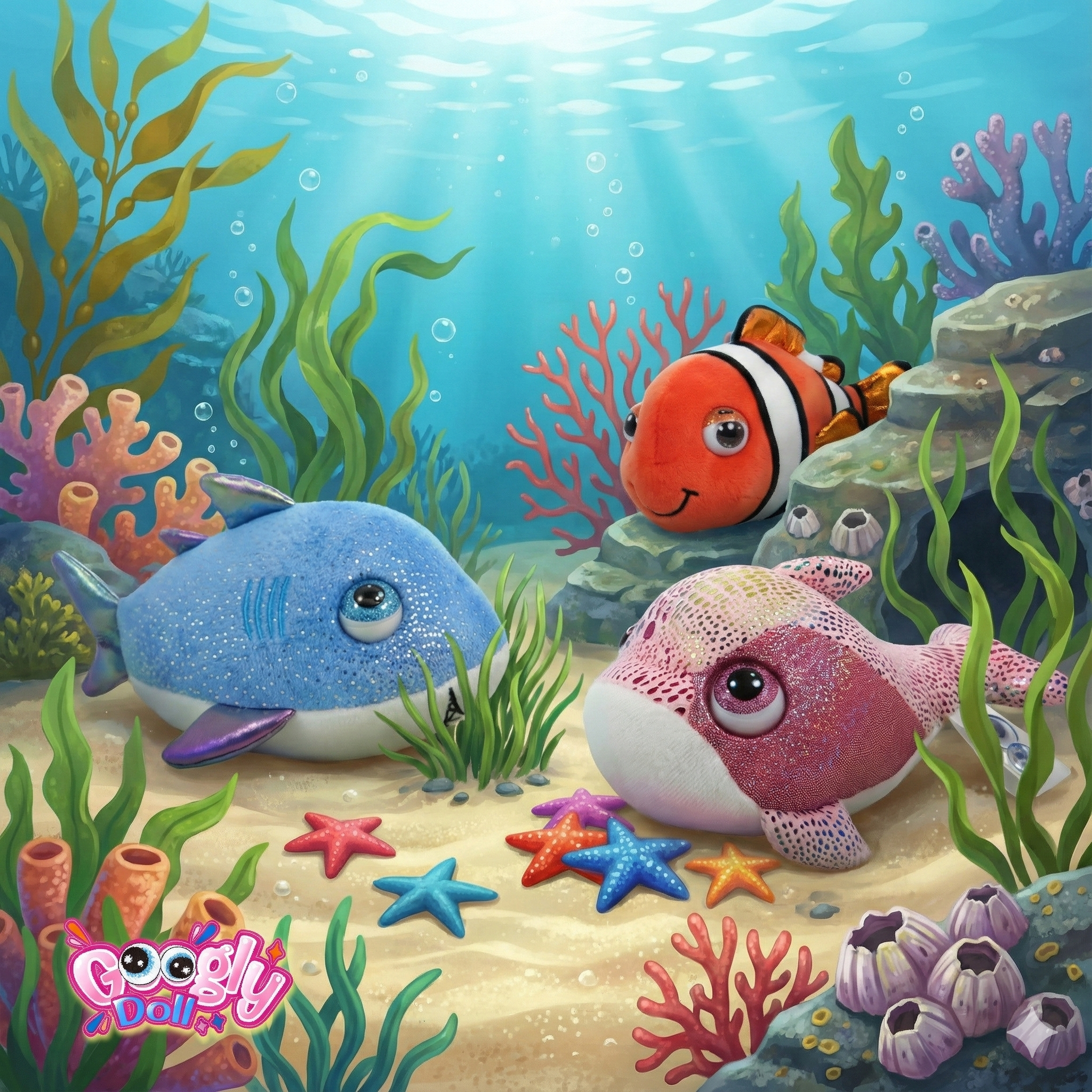 Password needed : GooglyDoll | Aquatic Series – Item F5166-1RSED