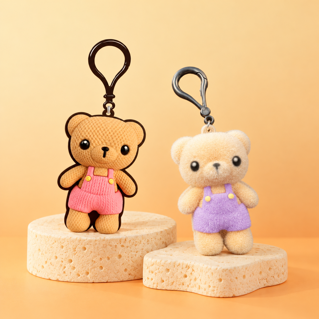 iKnitit – Soft PVC Knitting Bear Keychains
